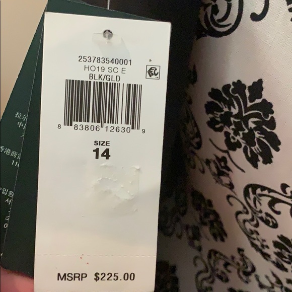 NWT Lauren Ralph Lauren Striped Sequin Dress - Picture 13 of 13